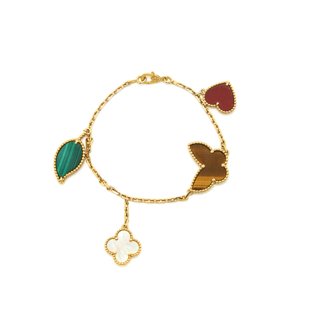 Van cleef lucky alhambra outlet bracelet