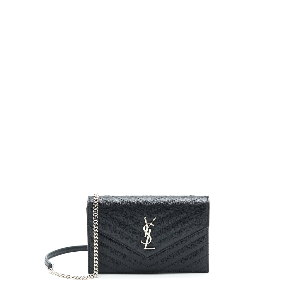 Envelope chain hotsell wallet ysl