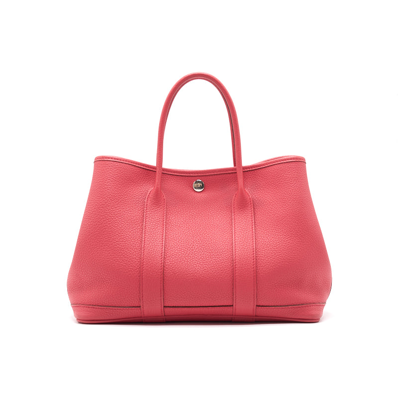 【新品同様 / レザー /Bougainvillier】HERMES Garden Party 30 Hermes Garden Party 30 A5 Bougainvillier