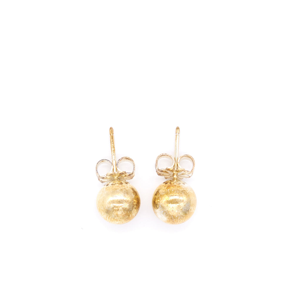 Tiffany gold on sale ball earrings