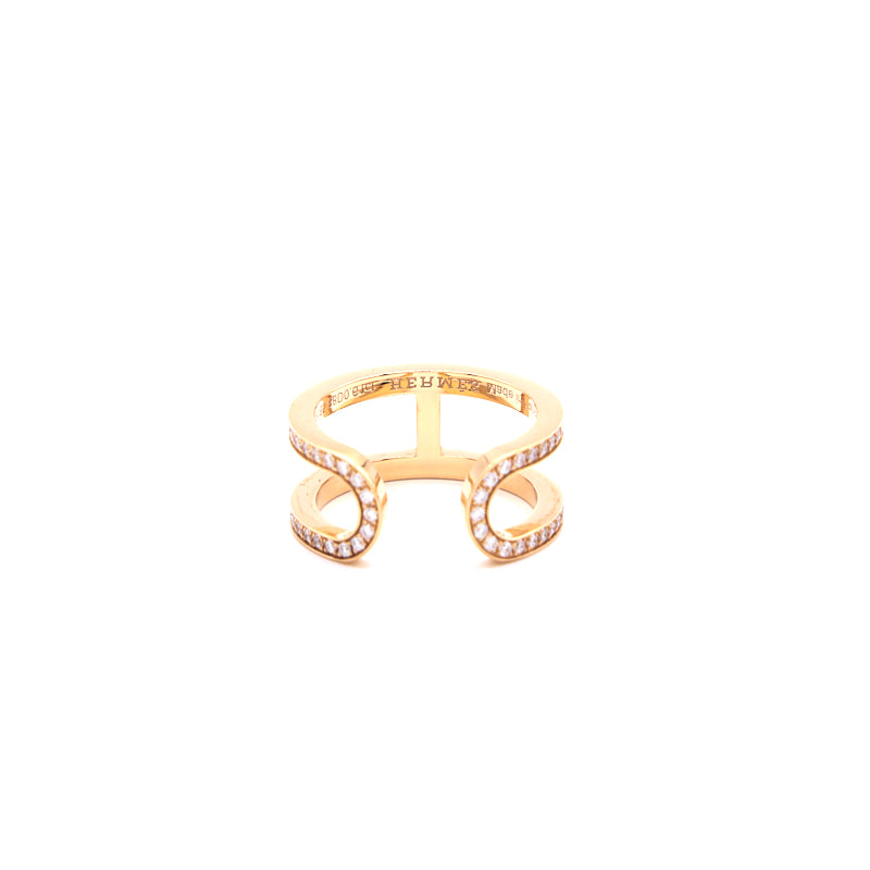 【HERMES】Ever Chaine d'ancre ring, medium model Hermès Ever Chaine d'Ancre ring, medium model