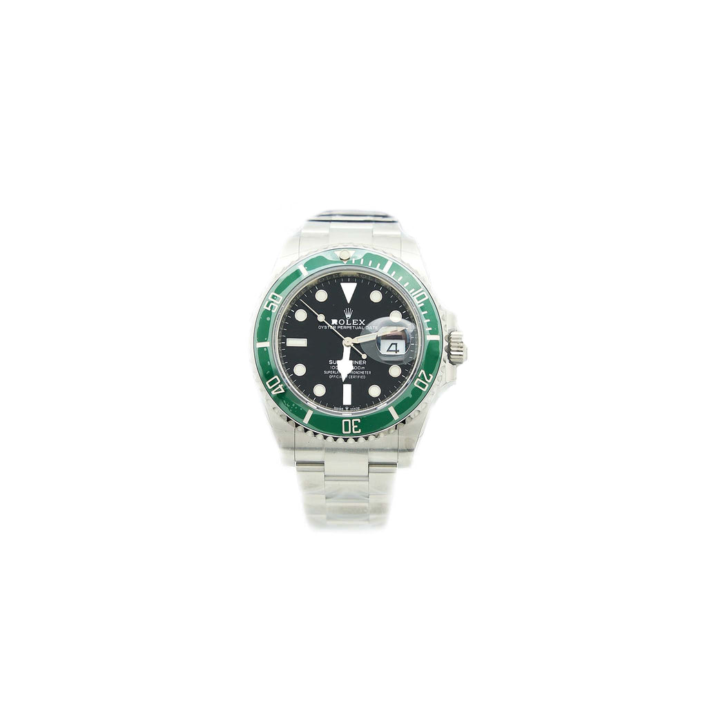 Rolex Submariner 41mm Watch, Oystersteel, Green Bezel Black Dial,  M126610lv-0002