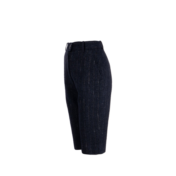 Chanel size 36 Knee-length shorts tweed black