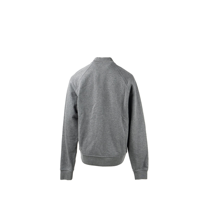 Hermes size S Quarterb H varsity jacket Cotton Gris
