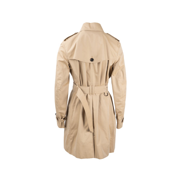 Burberry Size UK10 Trench Coat Cotton Brown