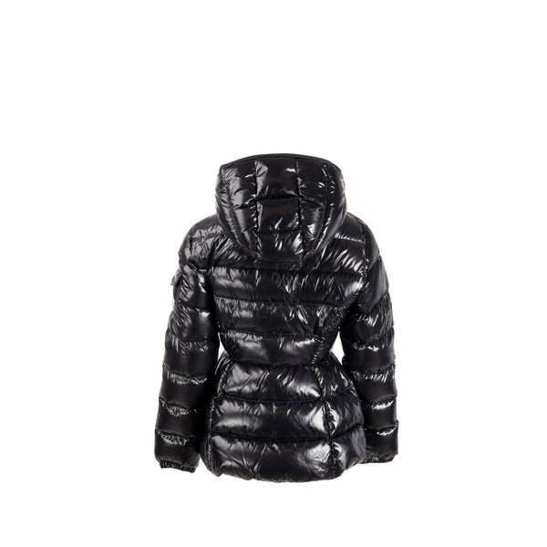 Moncler Size 1 Barante Hooded Short Down Jacket Black Polyamide SHW