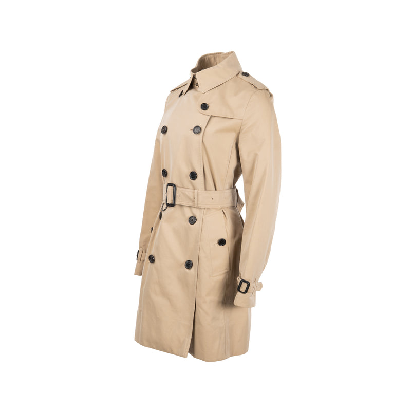 Burberry Size UK10 Trench Coat Cotton Brown