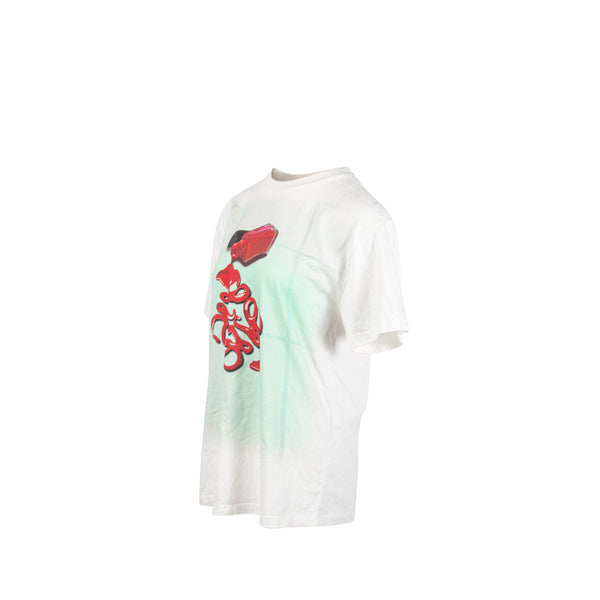 Loewe Size S Nail Polish T-shirt Cotton White/Multicolour