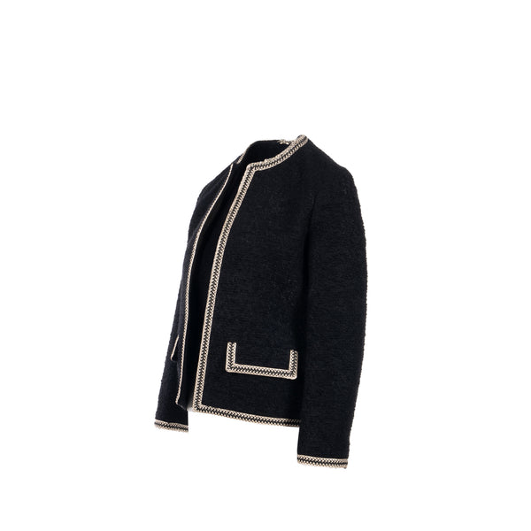 Celine Size 34 blazer laine / mohair black