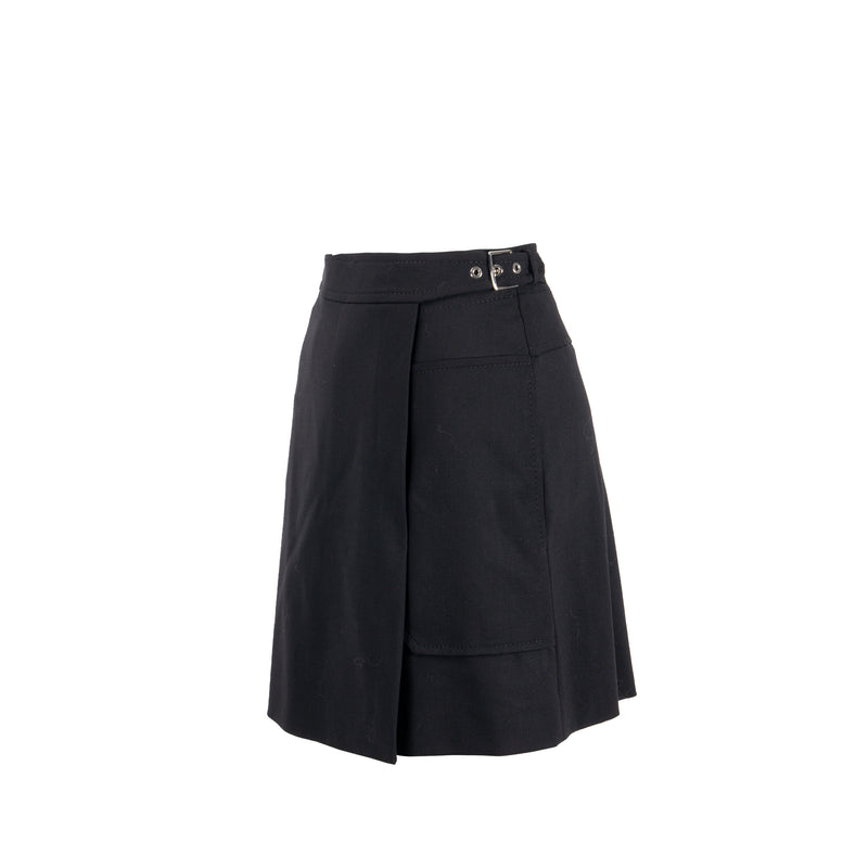 Hermes Size 32 Shorts Virgin Wool Black