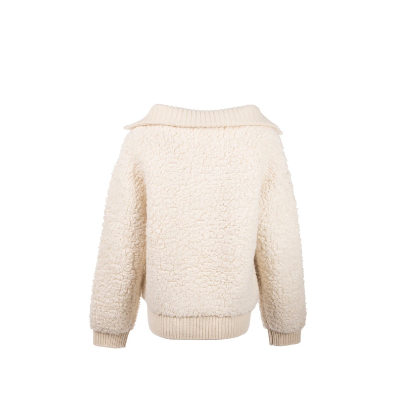 Celine size XS sweater Laine/Alpaga/Soie White