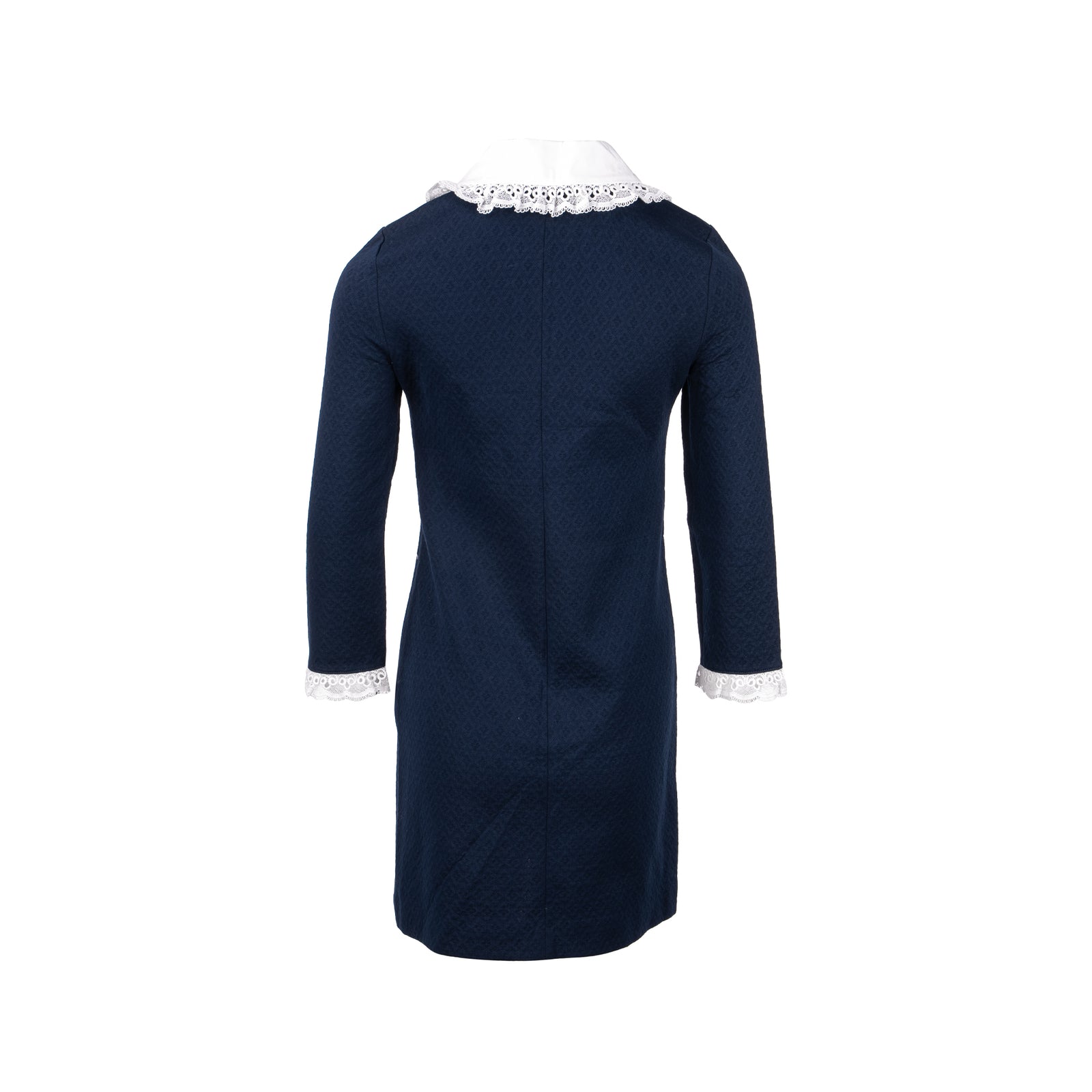 Lace Trimmed Jacquard DressサイズM Lace Trimmed Jacquard Dress