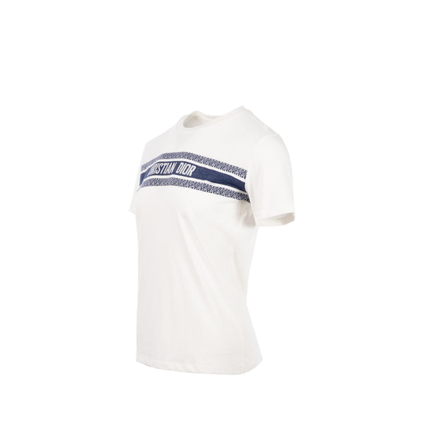 Dior size XS dioriviera T-Shirt Cotton white / navy
