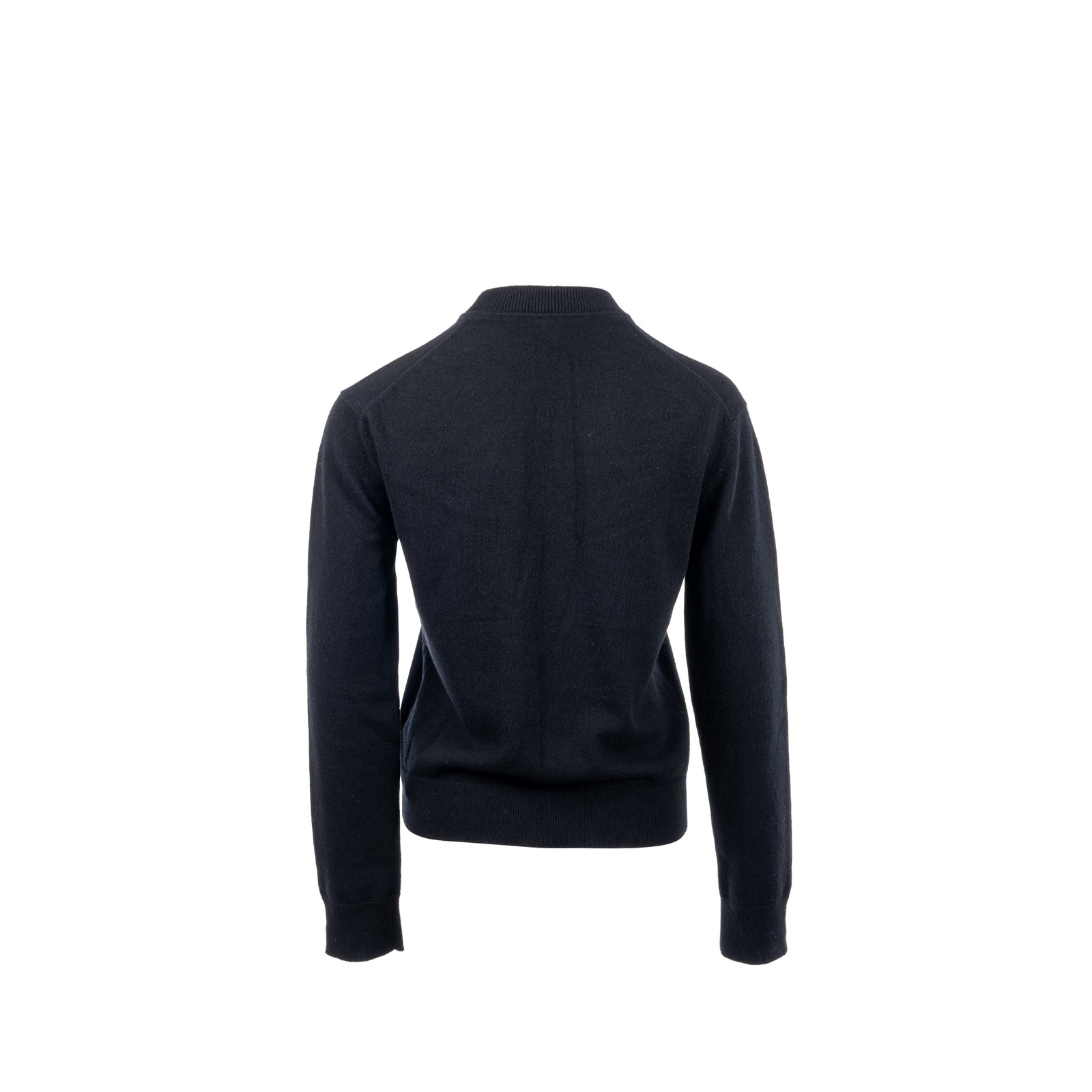m*k様 HERMÈS ブラック トレーナー xsサイズ Hermes size 40 “H Lift” Long sleeve sweater cashmere black
