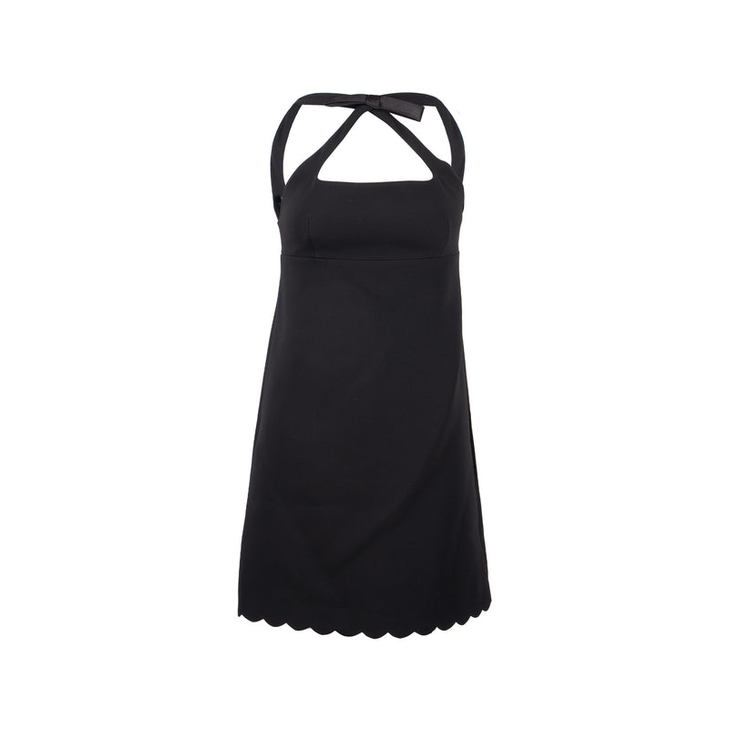 MIU MIU Size 36 Faille Cady Dress Polyester Black MIU MIU Size 36 Faille Cady Dress Polyester Black