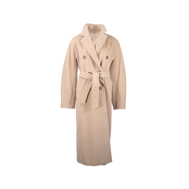 Max Mara Size IT44 Madame 101801 Icon Coat Virgin Wool/Cashmere Beige