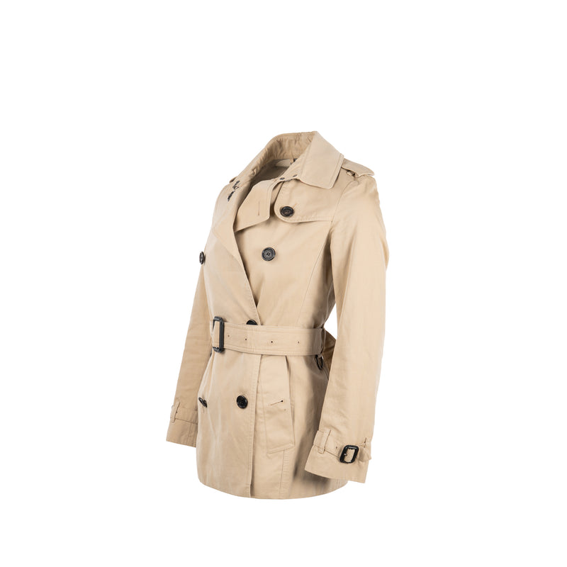 Burberry Size UK2 Short Trench Coat Beige