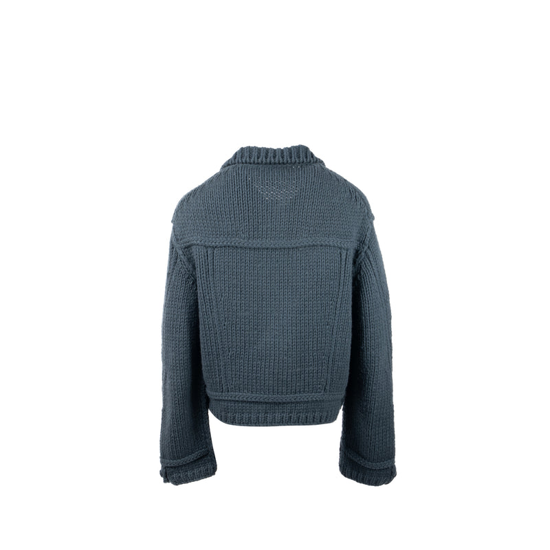 Louis Vuitton size S knit wear wool could blue