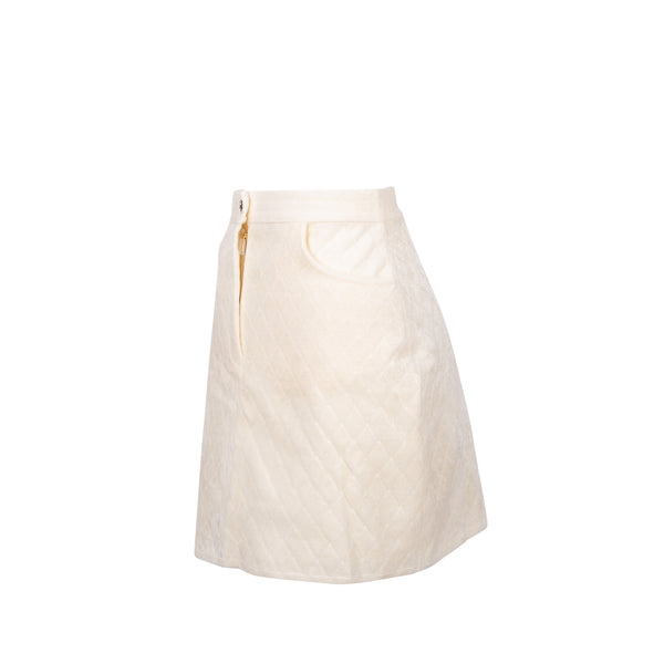 Chanel Size 34 20K Skirt Polyamide/Viscose White