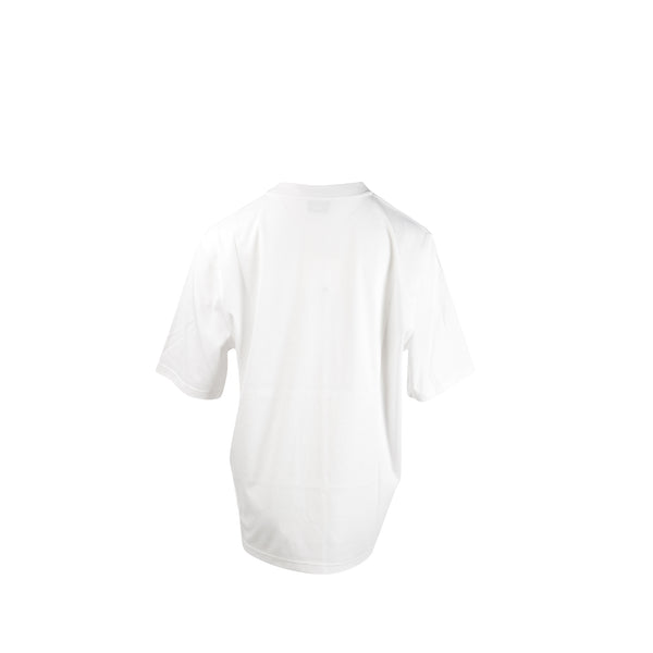 Hermes size M Cavalcadour Griffonne embroidered t-shirt Cotton White