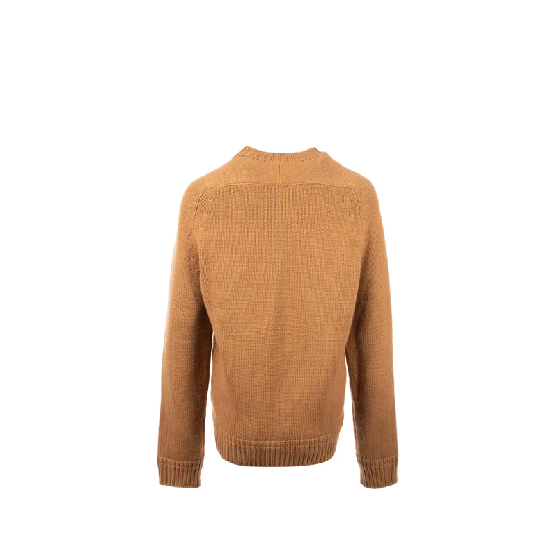 Louis Vuitton size M peace and love knitwear cashmere / vicuna