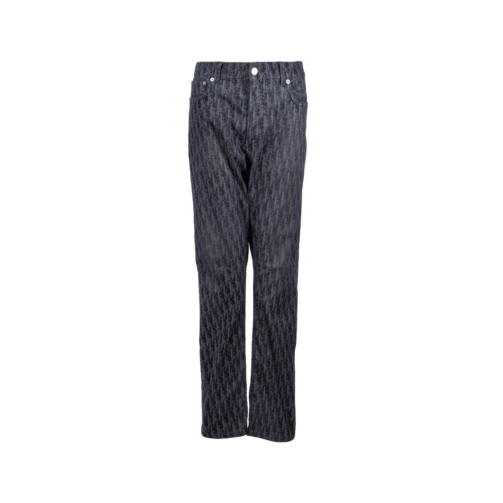 Dior ダークブルーデニム サイズ30 Dior Size 33 Pants Oblique Jacquard Velvet/Denim Navy