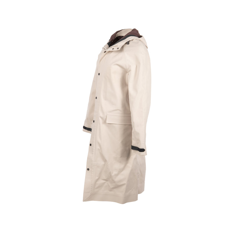 Hermes Size XS Country Horse Riding Parka Gris Carriere/Rouge Sellier