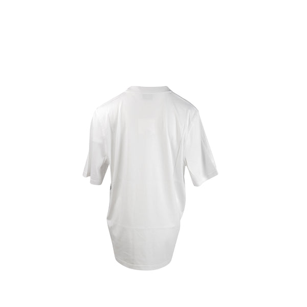 Hermes Size L Cavalcadour Griffonne embroidered t-shirt Cotton white