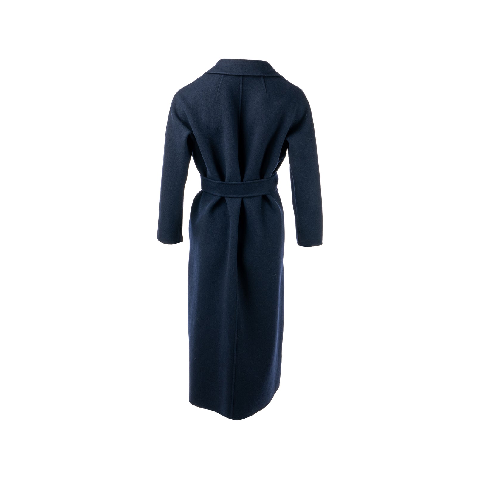 S Max Mara size 34 Esturia coat Lana vergine navy