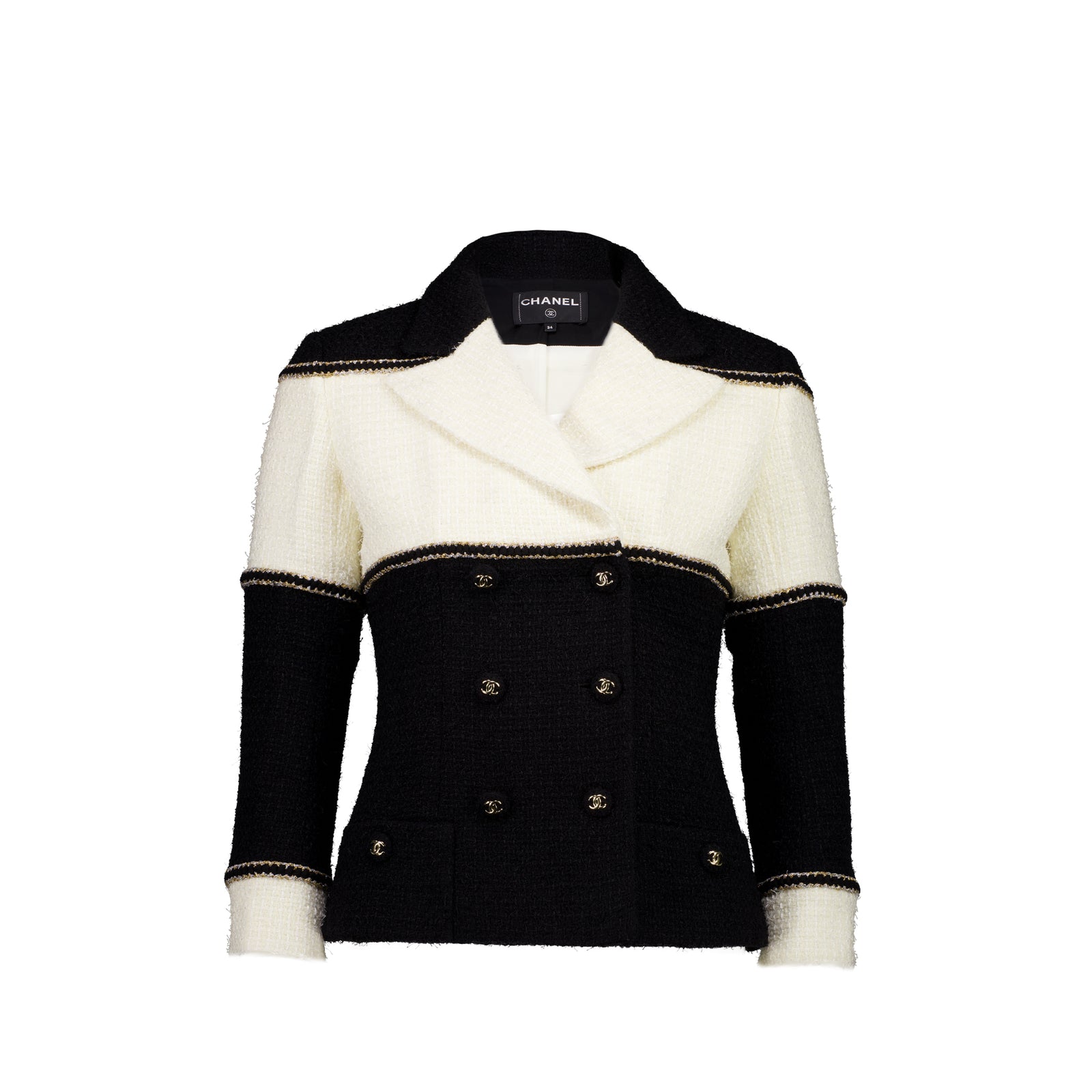 シャネル　CHANEL■ミラーCCボタン　ジャケット　34 1_4a42be25-61b1-4cb7-af73-