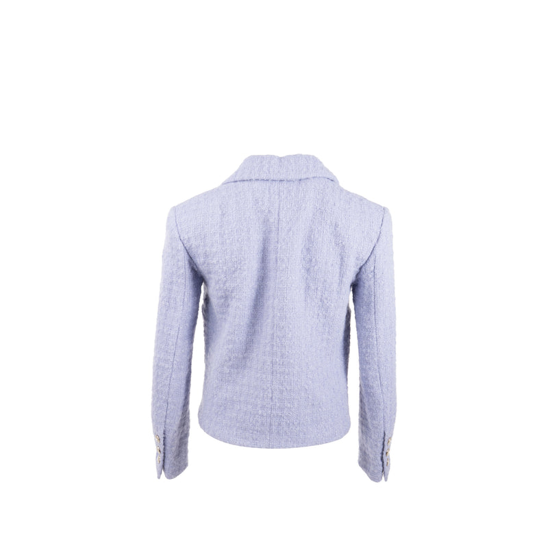 Chanel Size 34 21K Jacket Wool/Polyamide Lilac