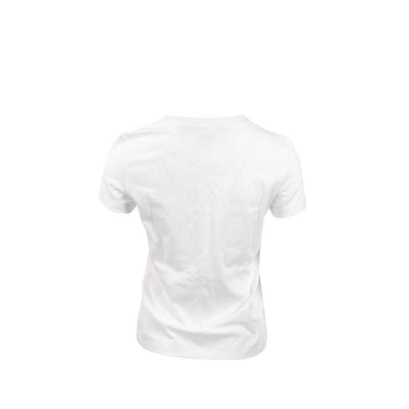 Hermes Size 34 Della Cavalleria T-shirt Cotton White