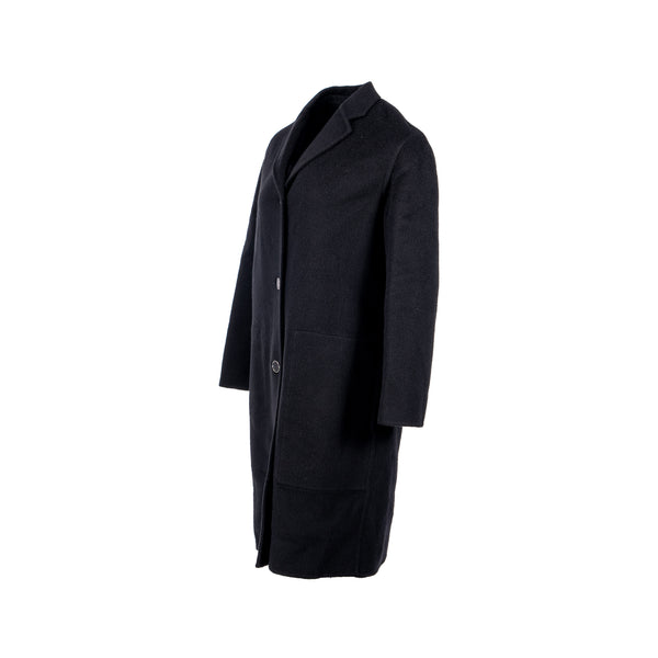 Hermes Size 32 Manteau Souple Cashmere Coat Double-sided Baby Cashmere Black