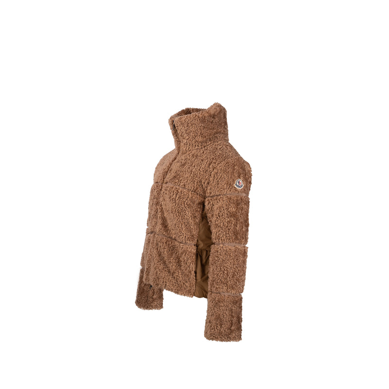 Moncler size 0 Tan Segura Down Jacket goose down / goose feather Tan