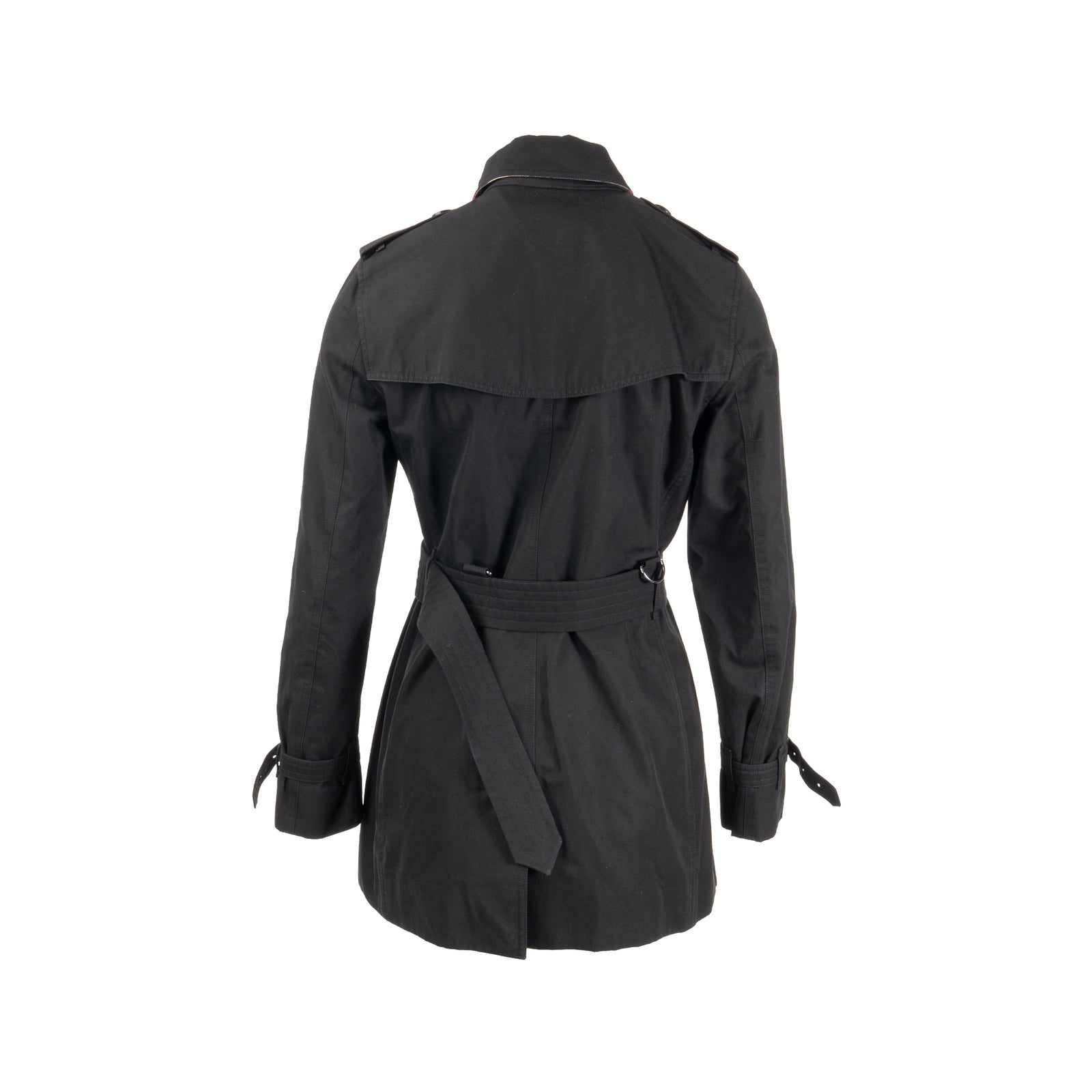 Burberry size UK8 Kensington trench coat black