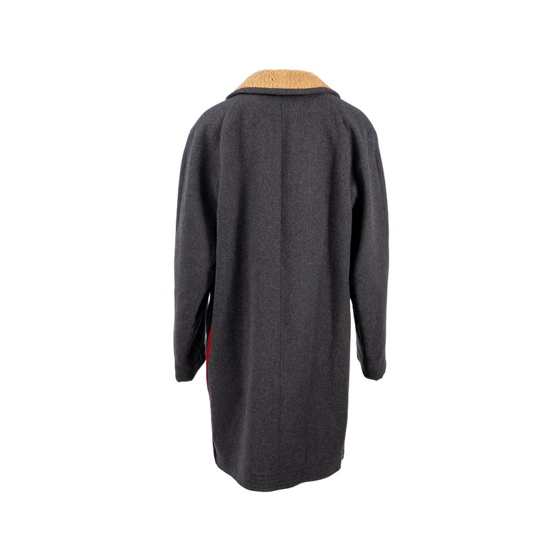 Gucci Size 48 Wool Coat Dark Grey