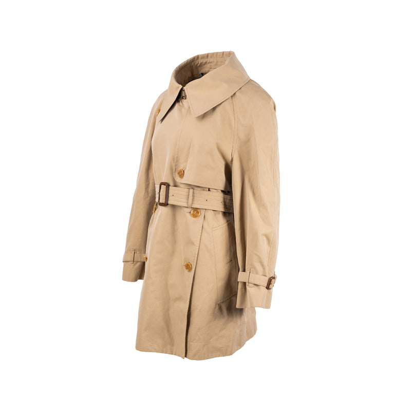 Burberry Size UK 10 Mid-Length Trench Coat Beige