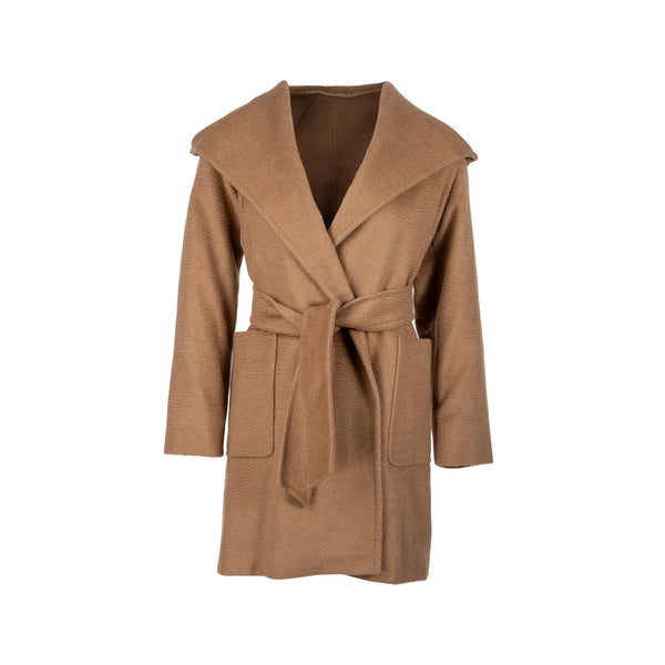 Max Mara Size 34 Rialto Robe Coat Camelwool Camel