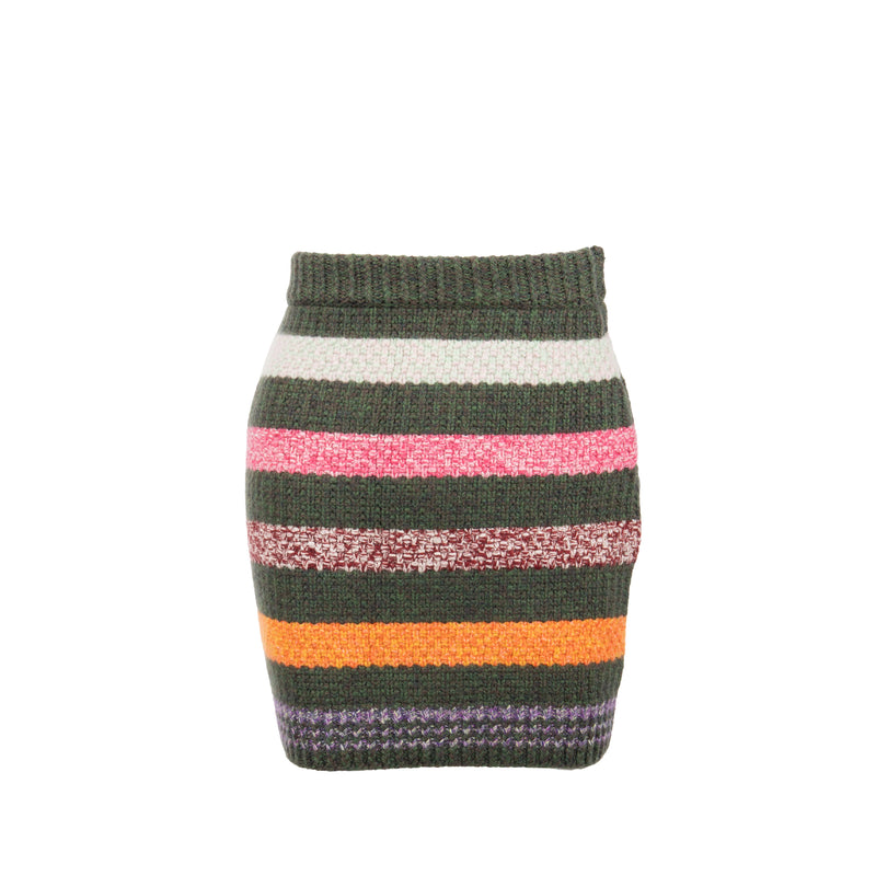 Chanel size 34 22K skirt wool/cashmere multicolour
