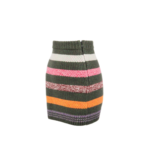 Chanel size 34 22K skirt wool/cashmere multicolour