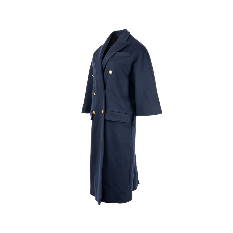 Gucci size 38 wool cape navy