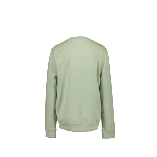Hermes Size L Robert Sweatshirt with leather Light Green