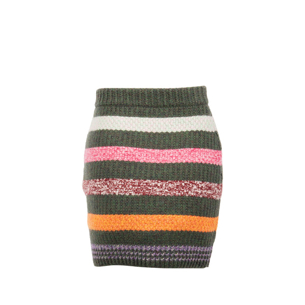 Chanel size 34 22K skirt wool/cashmere multicolour
