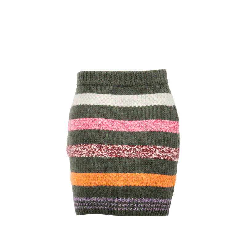 Chanel size 34 22K skirt wool/cashmere multicolour