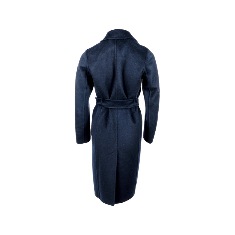 Max Mara Size 32 Goloso Coat Cashmere Navy