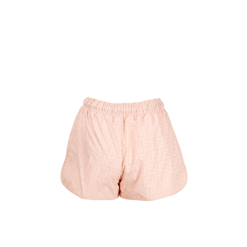 Fendi Size XS FF Logo Shorts Polyester Pink