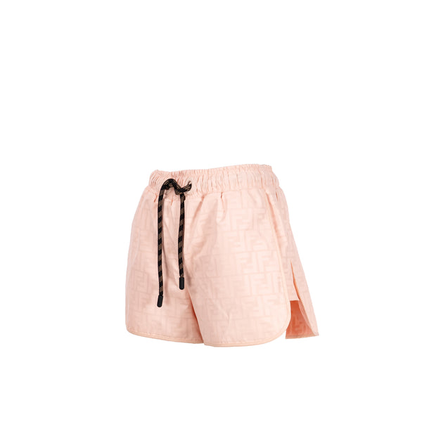 Fendi Size XS FF Logo Shorts Polyester Pink