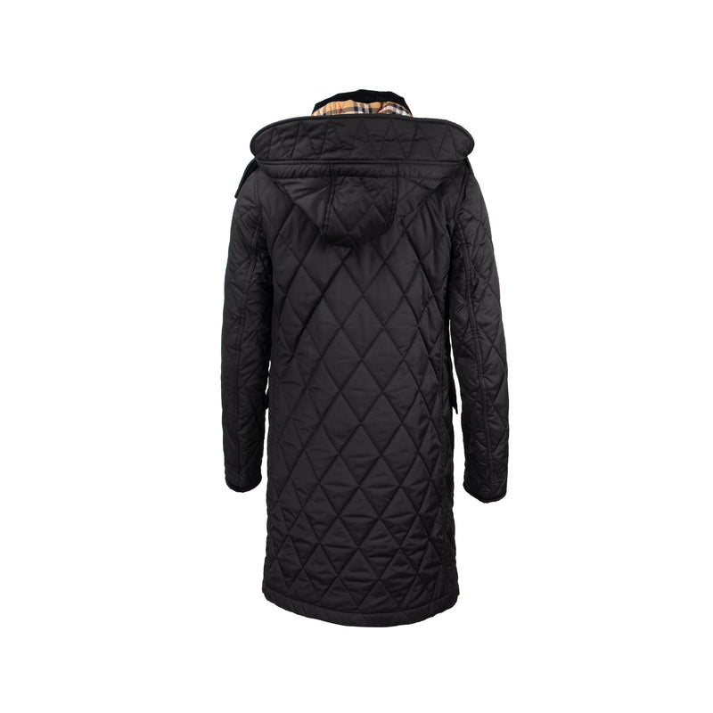 Burberry Size XS Quilted Jacket Polyester Black