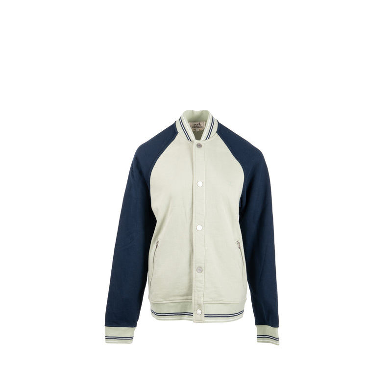Hermes Size M H Jacket Cotton Green/Blue