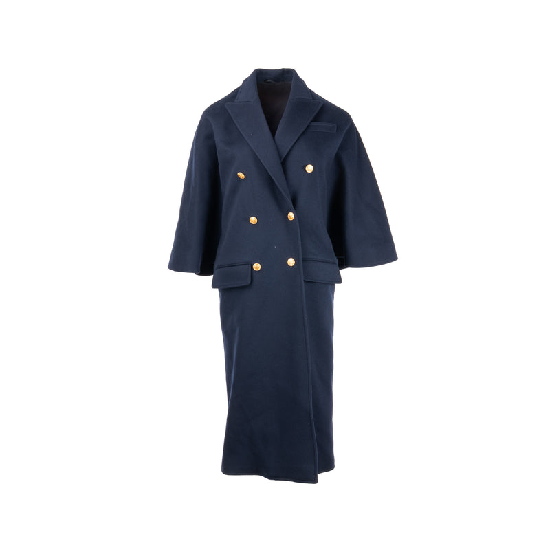 Gucci size 38 wool cape navy